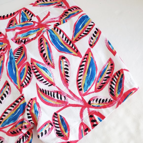 J. CREW FACTORY 5" Leaf Printed Chinos 4 - Picture 6 of 7